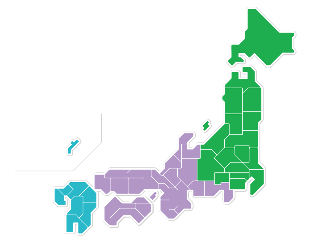 対応エリアマップ